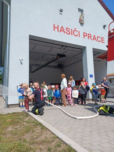 Návštěva hasičské zbrojnice