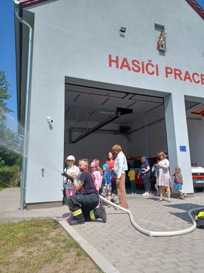 Návštěva hasičské zbrojnice