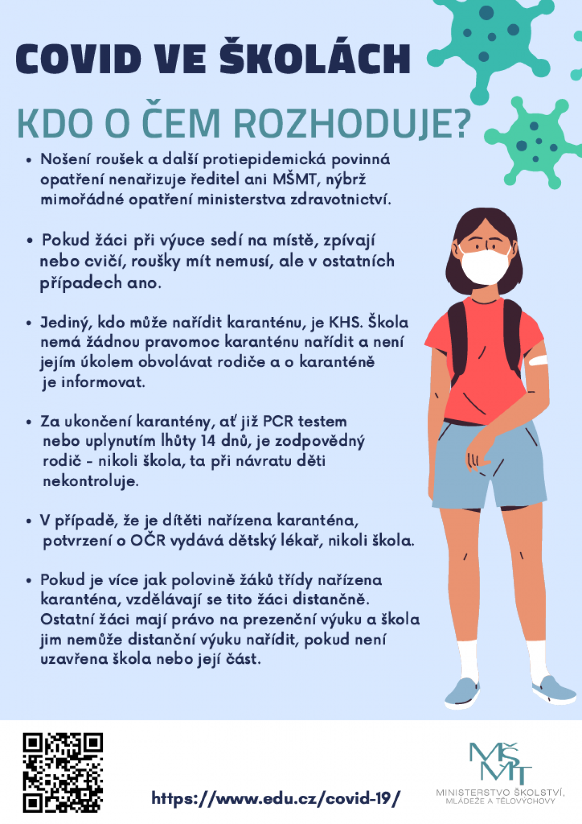 Covid ve školách - kdo o čem rozhoduje