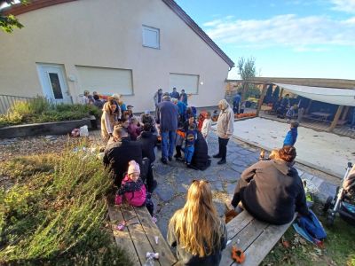 Dýňové odpoledne na zahradě mateřské školy