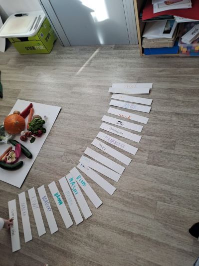 Ovoce a zelenina ve druhé třídě